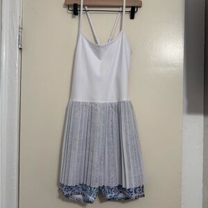 Terez White and Blue Mini Dress